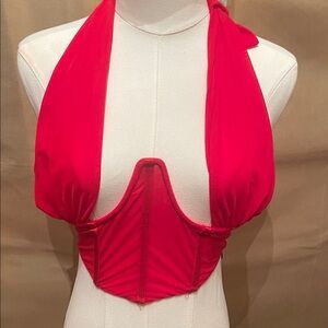 Red Halter Top